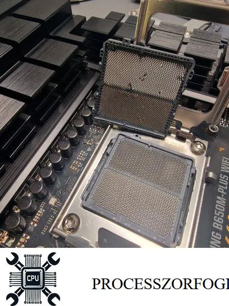 &Uacute;j, hib&aacute;tlan AM5 CPU foglalat az Asus TUF Gaming B650 alaplapon csere ut&aacute;n